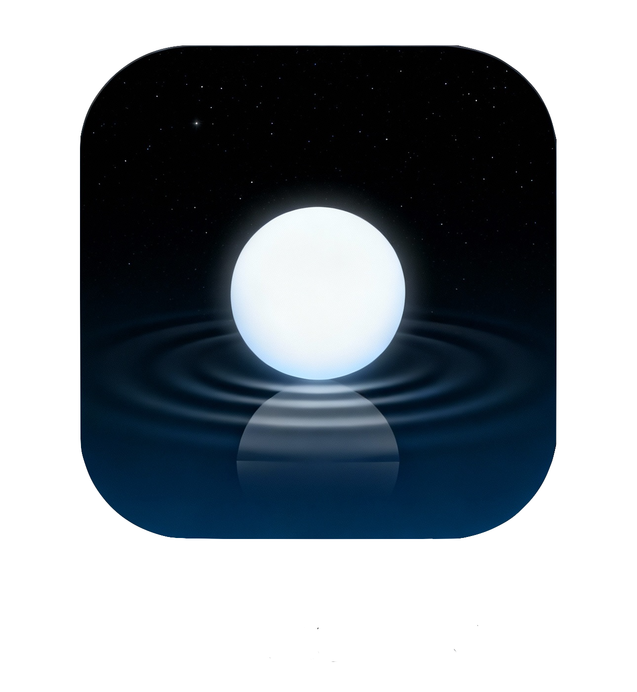 DepthMe Logo - Luminous sphere with ripple effects